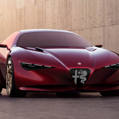 2026 Alfa Romeo Cuorerosso Concept Front View